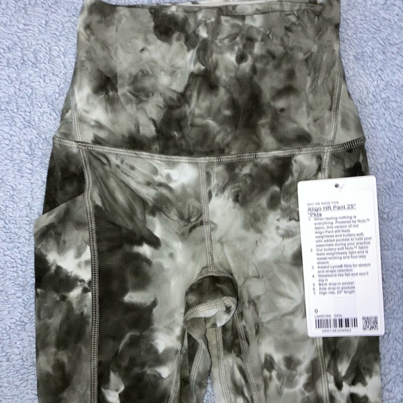 🍋NWT (0) LuluLemon Align highrise 25 inch inseam with pockets - Picture 9 of 11